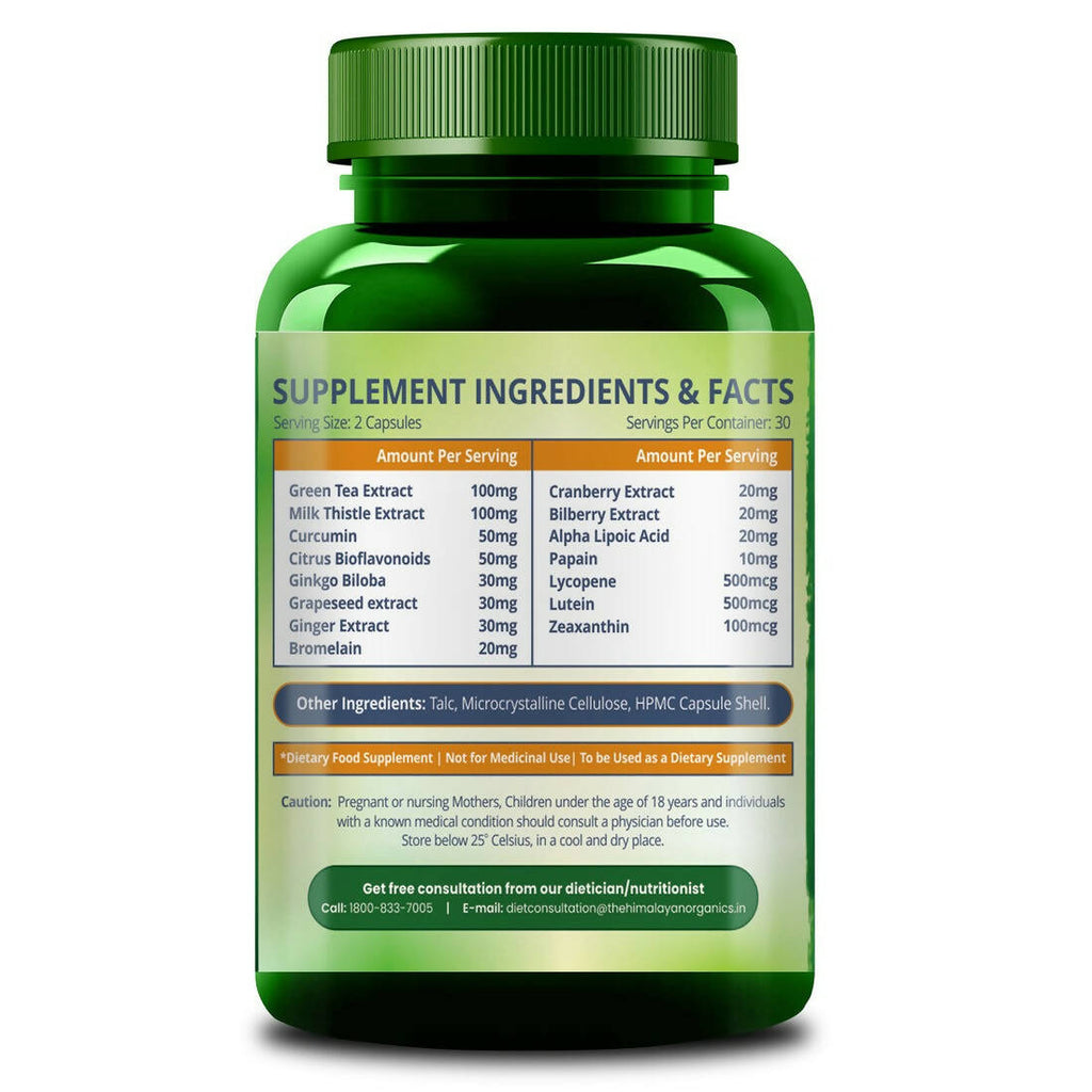 Himalayan Organics Super Antioxidant Capsules | Grocsy