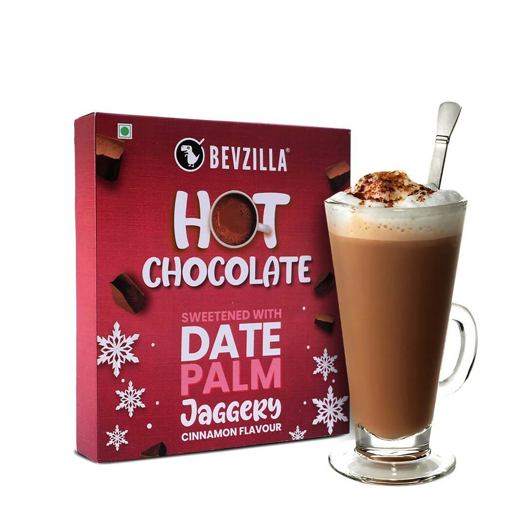 Bevzilla Hot Chocolate Powder (Cinnamon) Drink Powder With Organic Date Palm Jaggery | Grocsy