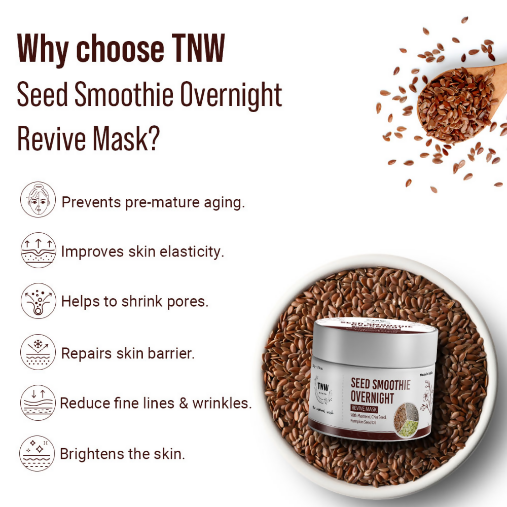 The Natural Wash Seed Smoothie Night Mask | Grocsy