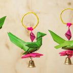 Shuddh Natural Hand Made Palm Leaf Parrot Bandhanwar | Grocsy