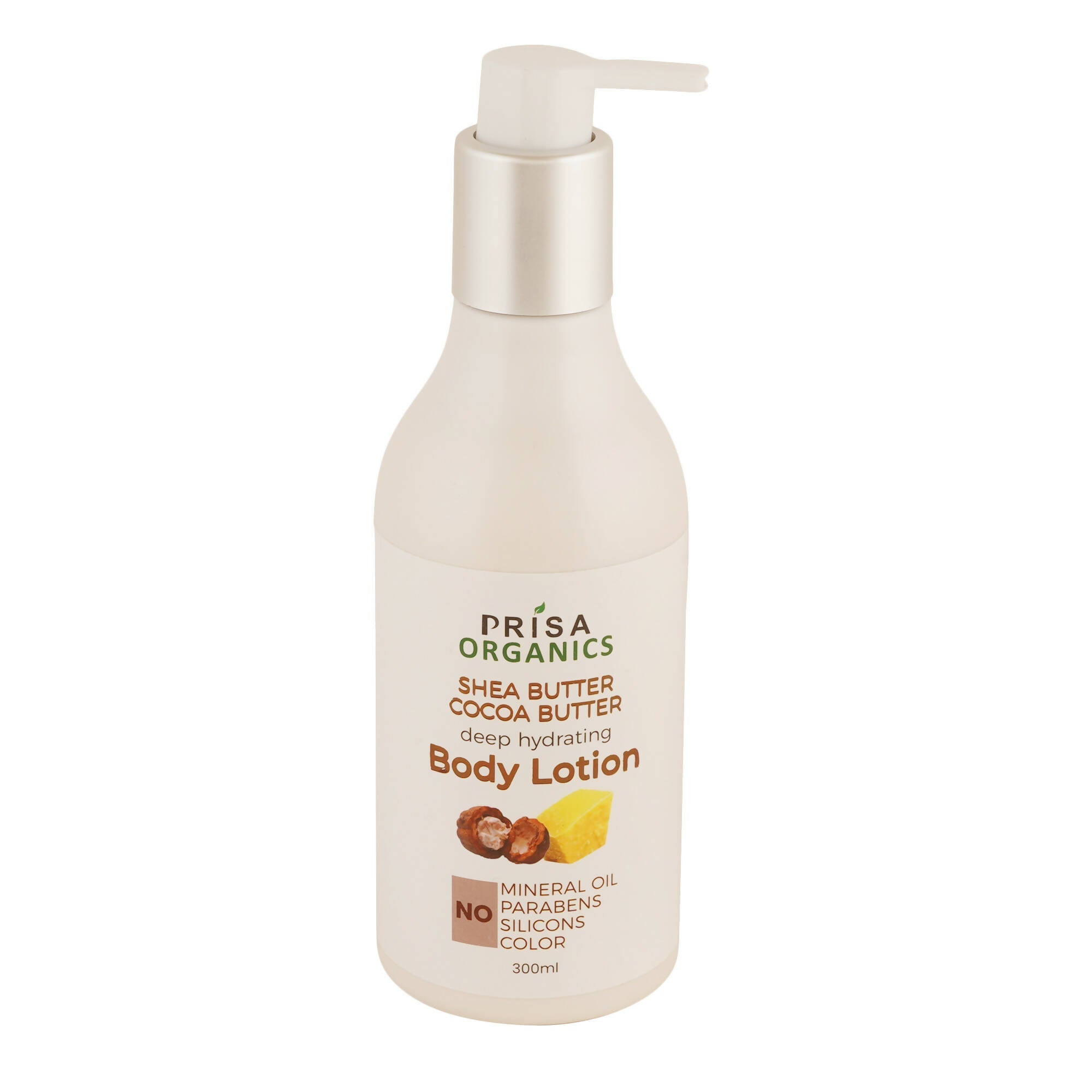 Prisa Organics Shea Butter Cocoa Butter Deep Hydrating Body Lotion | Grocsy
