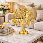 Not Available Pure Brass Kalpvriksh Tree with Birds | Grocsy