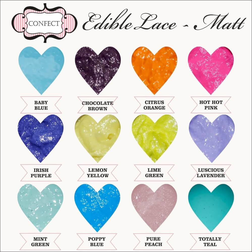 Confect Hot Hot Pink | Edible Lace | Grocsy