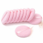 Bronson Professional Round Powder Puff Beauty Blender Makeup Sponge Applicator | Grocsy