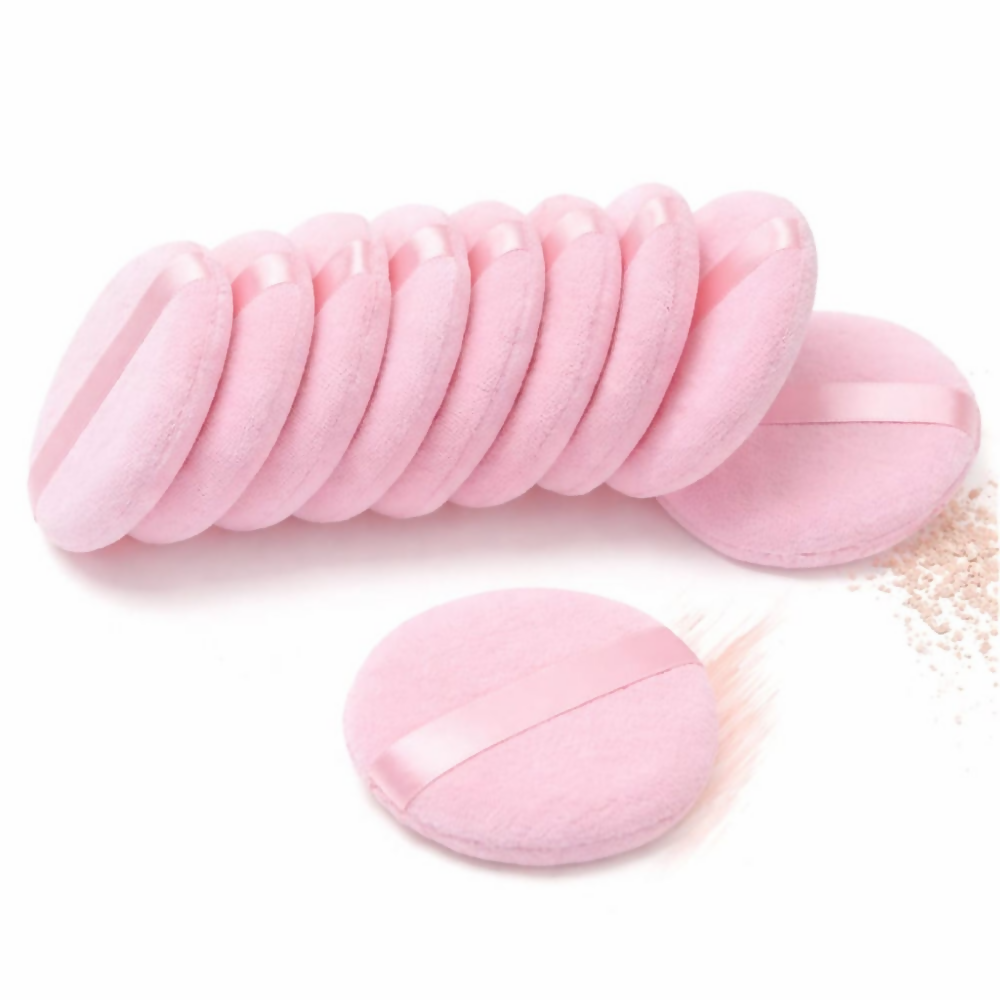 Bronson Professional Round Powder Puff Beauty Blender Makeup Sponge Applicator | Grocsy