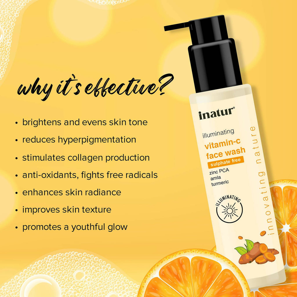 Inatur Vitamin C Face Wash | Grocsy