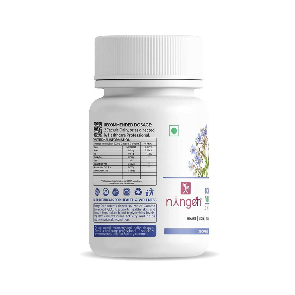 Ningen Borage Oil Capsules | Grocsy