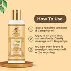 Skiura Nature 100% Natural Camphor Oil For Skin & Hair | Grocsy
