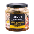 Jhaji Store Lemon, Ginger & Green Chilli Pickle | Grocsy