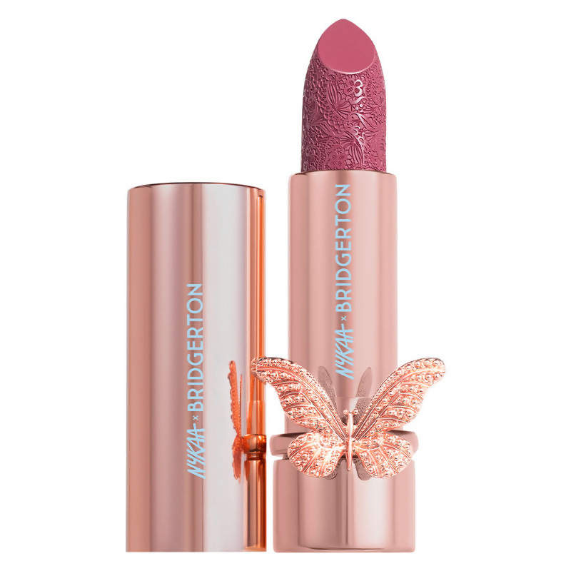 Nykaa Cosmetics X Bridgerton Creamy Matte Longwear Lipstick - Burning Desire | Grocsy