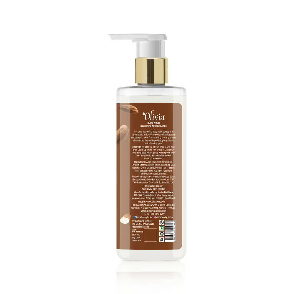 Olivia Skin Hydrating Body Wash Nourishing Almond & Milk | Grocsy