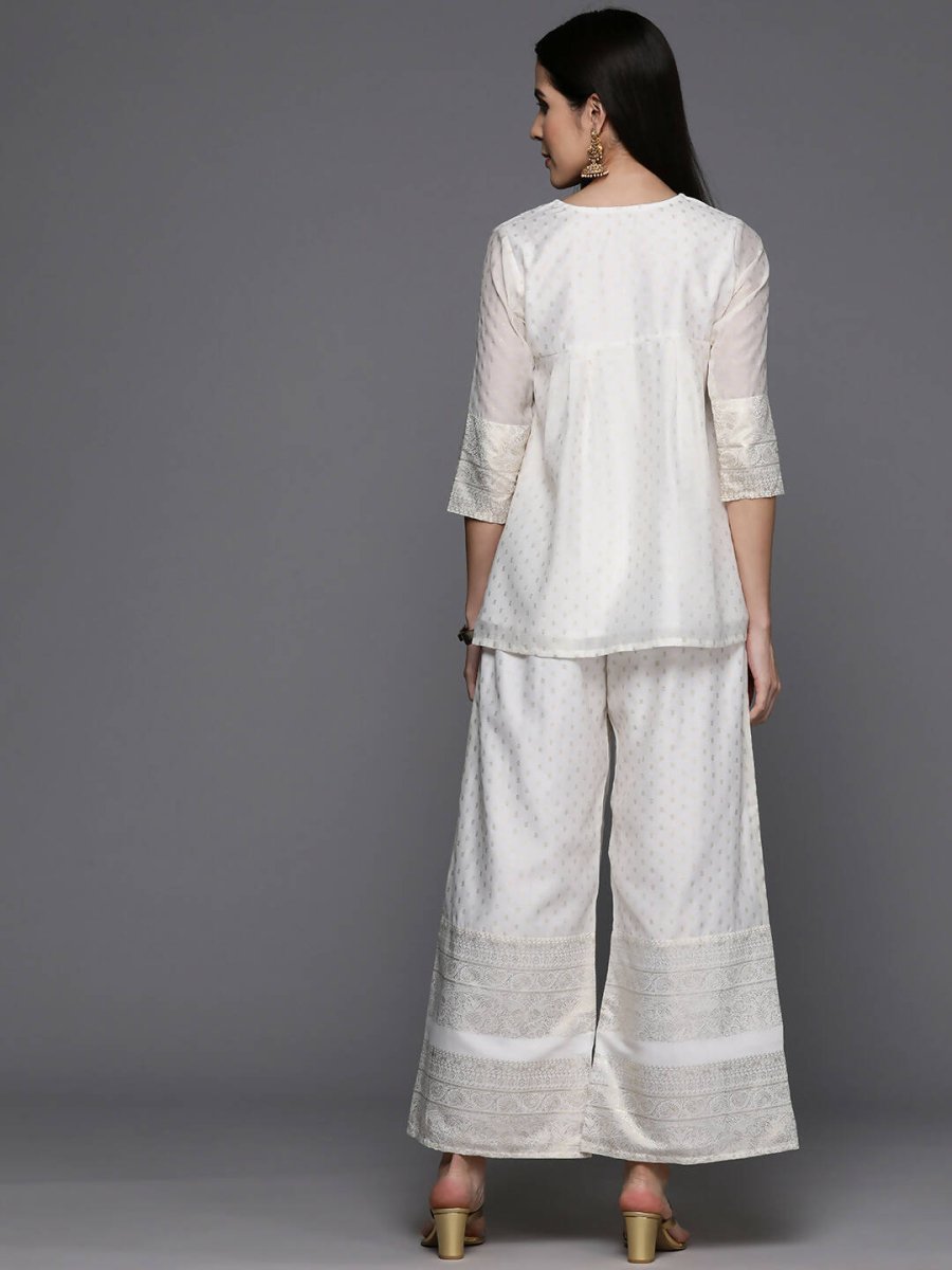 Ahalyaa Women's Traditional Wear Co-ods - Off-white | Grocsy
