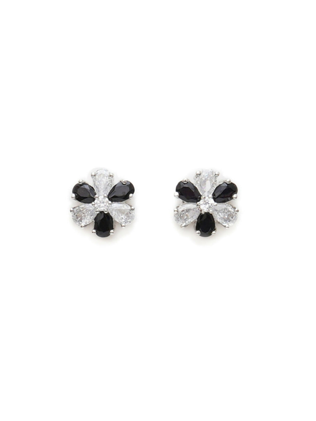 stone stud (Black and white) - Ruby Raang | Grocsy