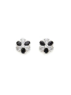 stone stud (Black and white) - Ruby Raang | Grocsy