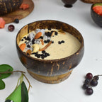 Thenga Handmade Jumbo Coconut Shell Bowls with Spoons | Grocsy