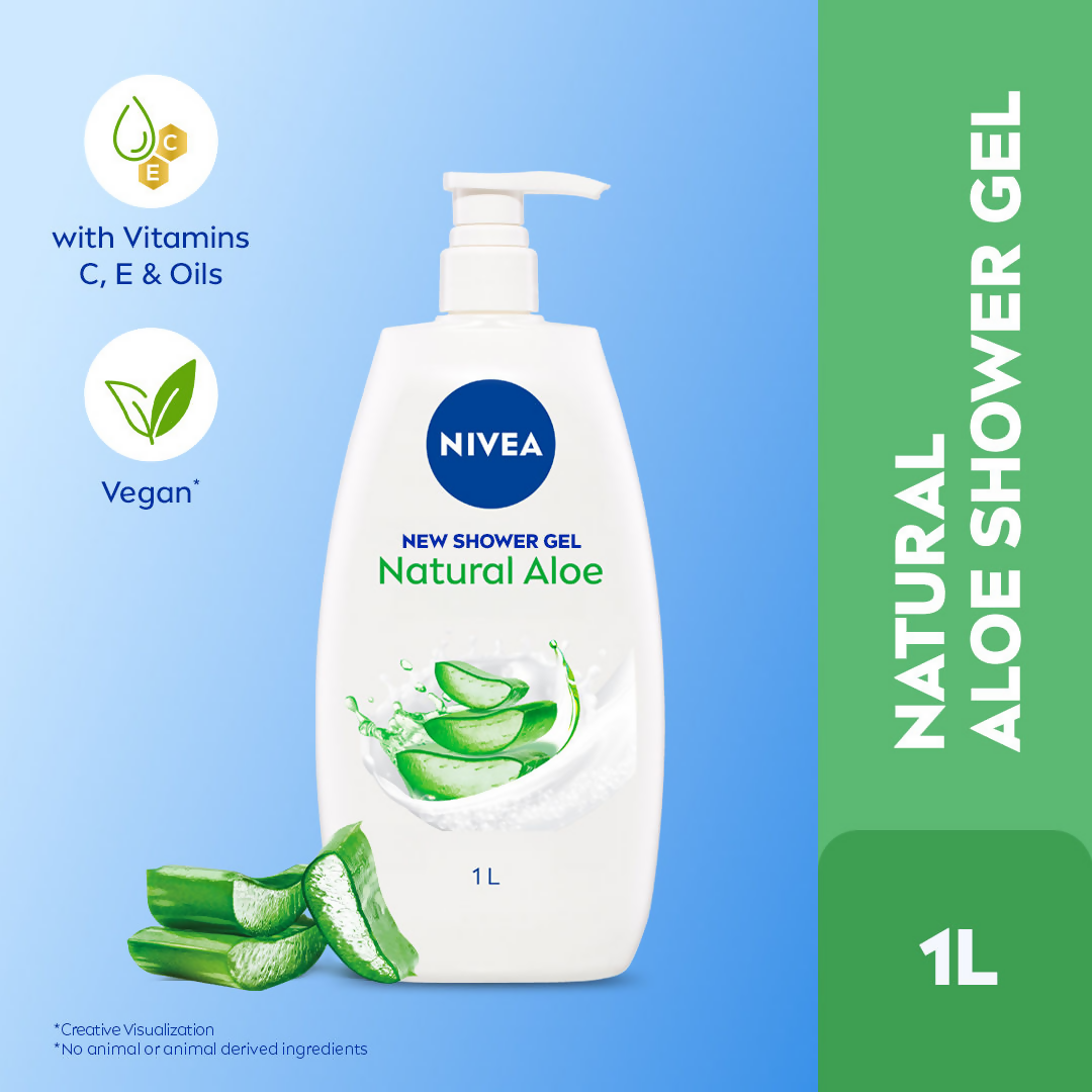 Nivea Natural Aloe Enriched Body Wash | Grocsy