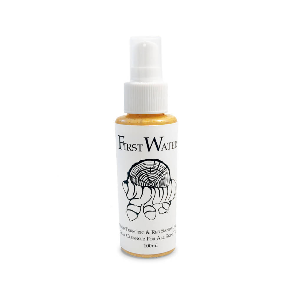 First Water Wild Turmeric and Sandalwood Clay Cleanser | Grocsy