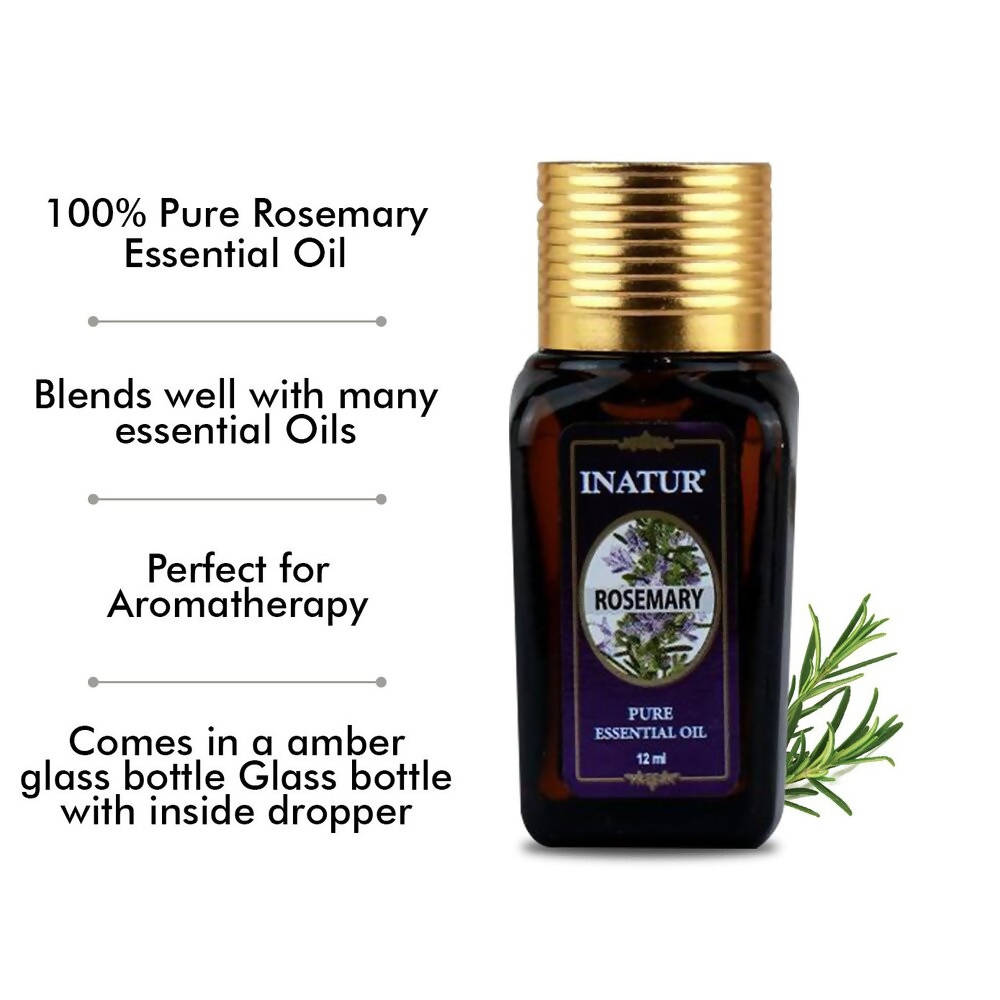 Inatur Rosemary Pure Essential Oil | Grocsy
