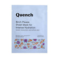 Quench Botanics Birch Please Sheet Mask for Intense Hydration - Korean Skincare | Grocsy