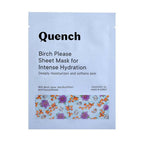 Quench Botanics Birch Please Sheet Mask for Intense Hydration - Korean Skincare | Grocsy