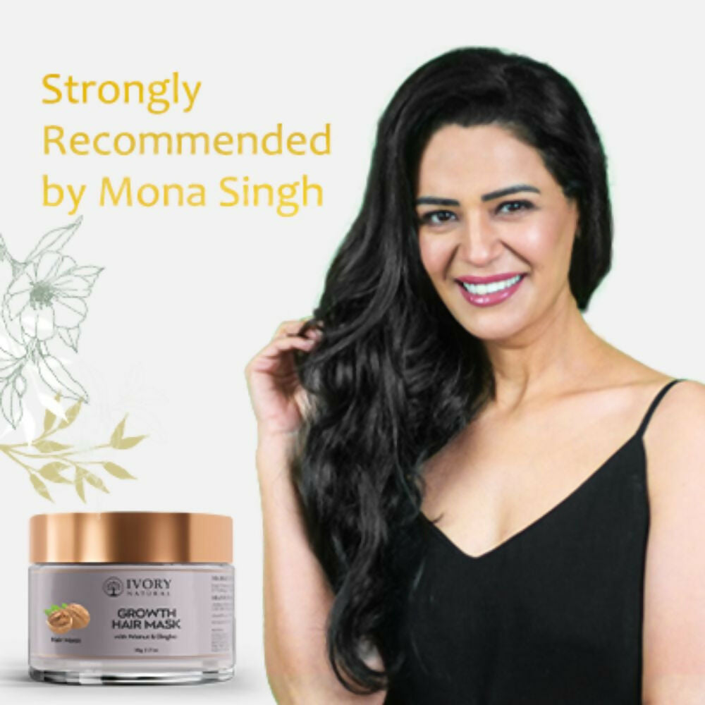 Ivory Natural Growth Hair Mask For Thicker Long And Healthier Hair | Grocsy