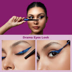 Pilgrim Metallic Eyeliner Blue Rebel, Long Lasting & Smudge Proof Enriched With Argan Oil | Grocsy