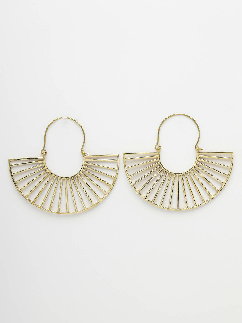 NVR Women Golden Hoop Earrings | Grocsy