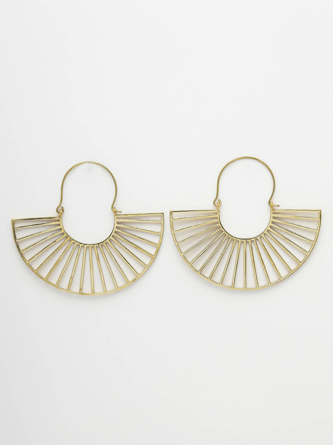 NVR Women Golden Hoop Earrings | Grocsy
