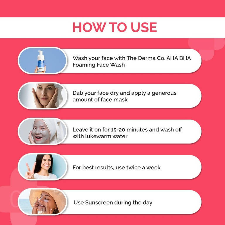 The Derma Co 2% Salicylic Acid Mask For Acne & Blemish Prone Skin | Grocsy