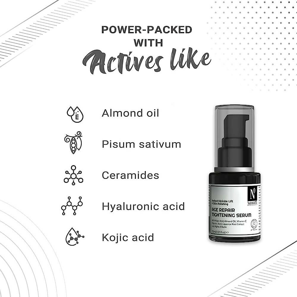 NutriGlow Advanced Organics Age Repair Tightening Serum | Grocsy