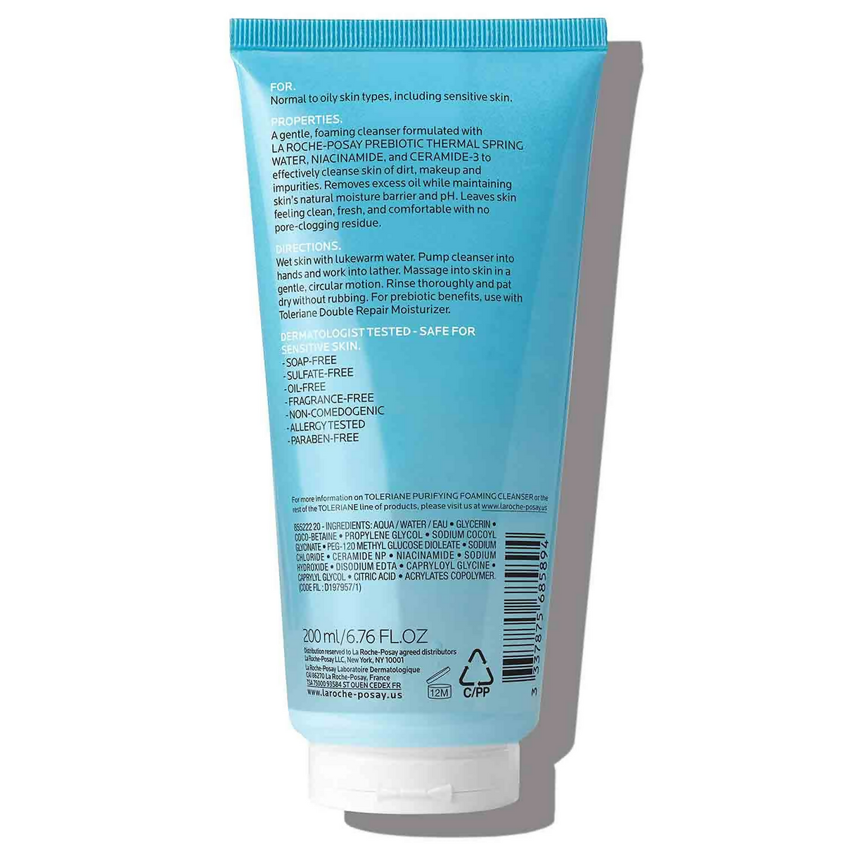 La Roche-Posay Toleriane Face Wash | Grocsy