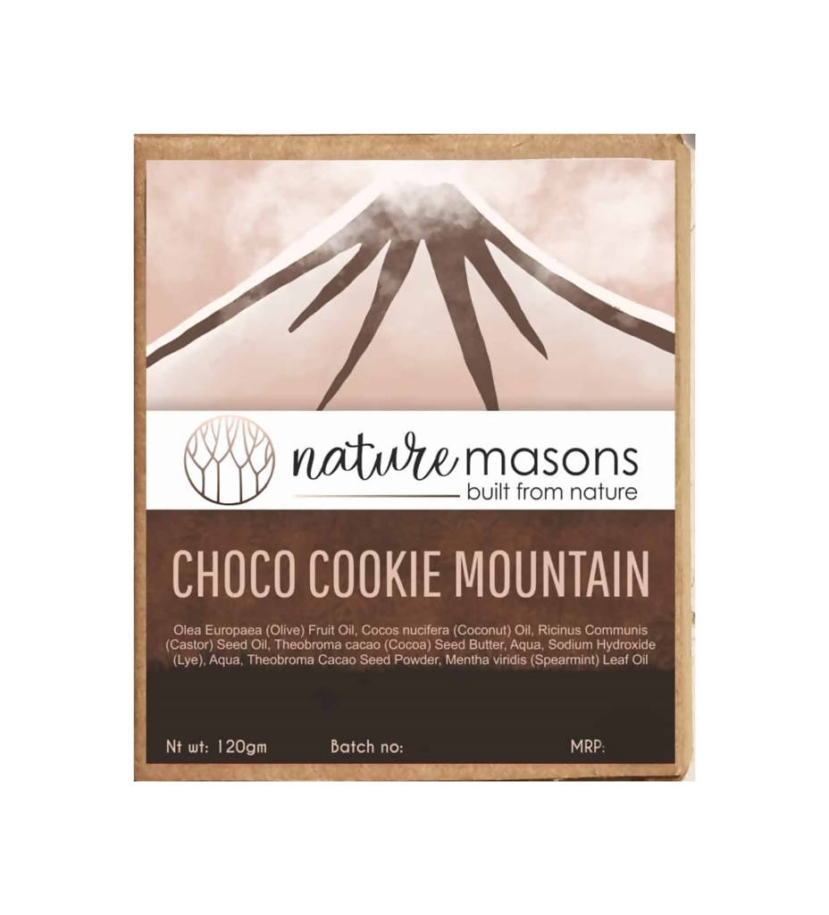 Nature Masons Choco Cookie Mountain Artisanal Cold Process Soap | Grocsy
