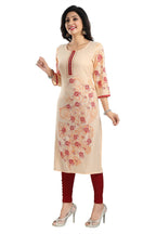Snehal Creations Pleasing Peach Rayon Textured Print Long Kurta For Women | Grocsy