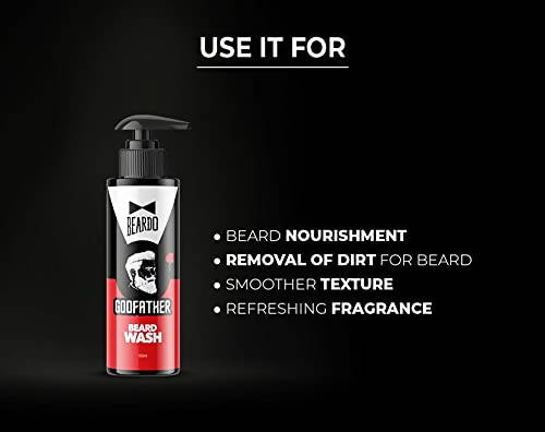 Beardo Godfather Beard Wash | Grocsy