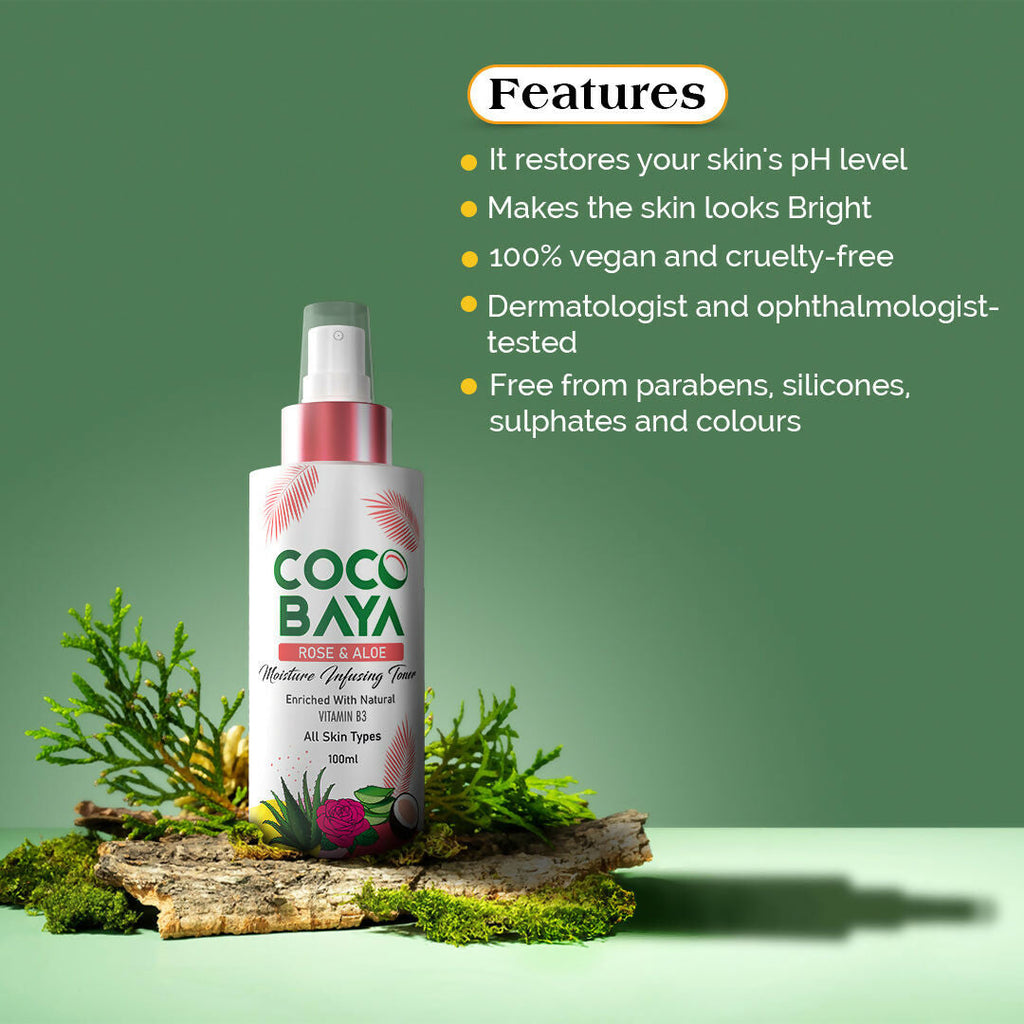 Cocobaya Rose and Aloevera Toner | Grocsy