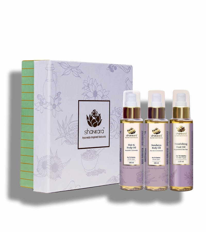 Shankara by Sri Sri Tattva Head to Toe Essential Oils Combo | Grocsy