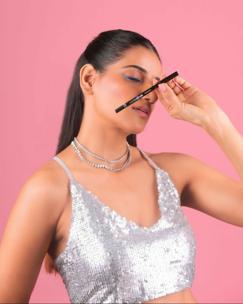 Ammoha Cosmetics Super Blue waterproof Kohl Pencil | Grocsy