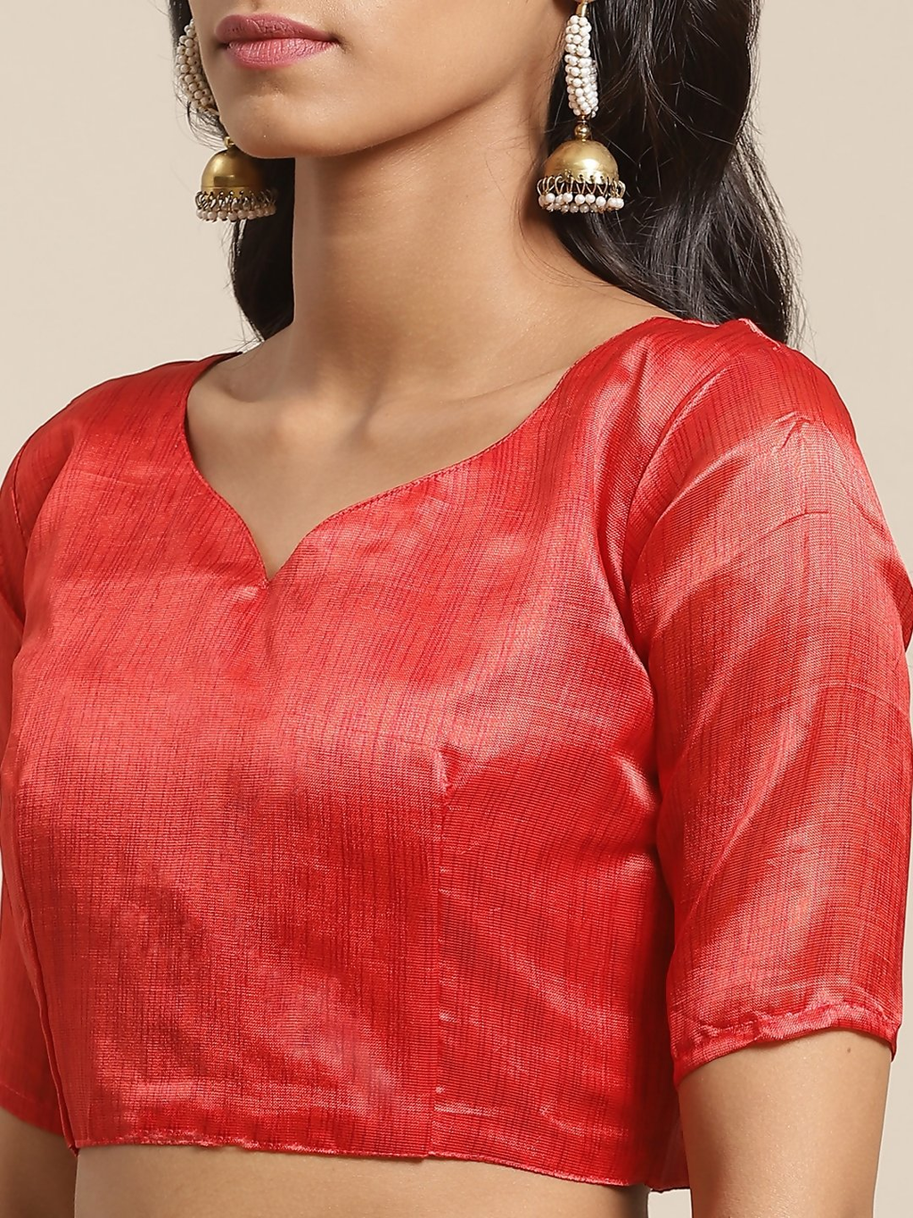 Saree Mall Black & Beige Art Silk Printed Bhagalpuri Saree | Grocsy