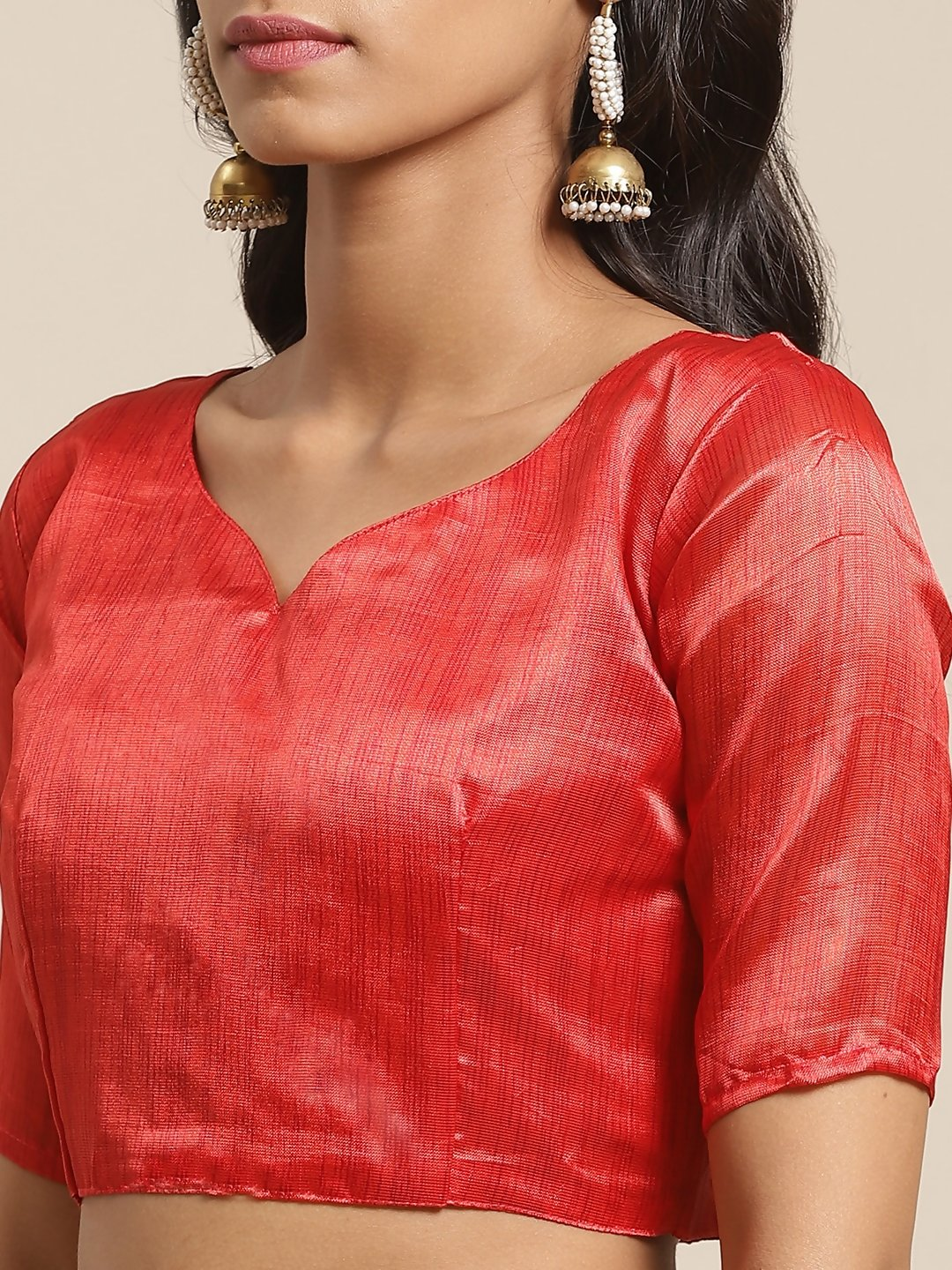 Saree Mall Black & Beige Art Silk Printed Bhagalpuri Saree | Grocsy