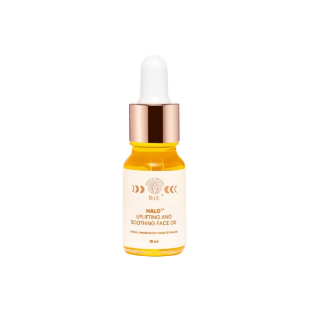 BiE Halo Uplifting & Soothing Face Oil With Pure Saffron For Brighter Skin | Grocsy