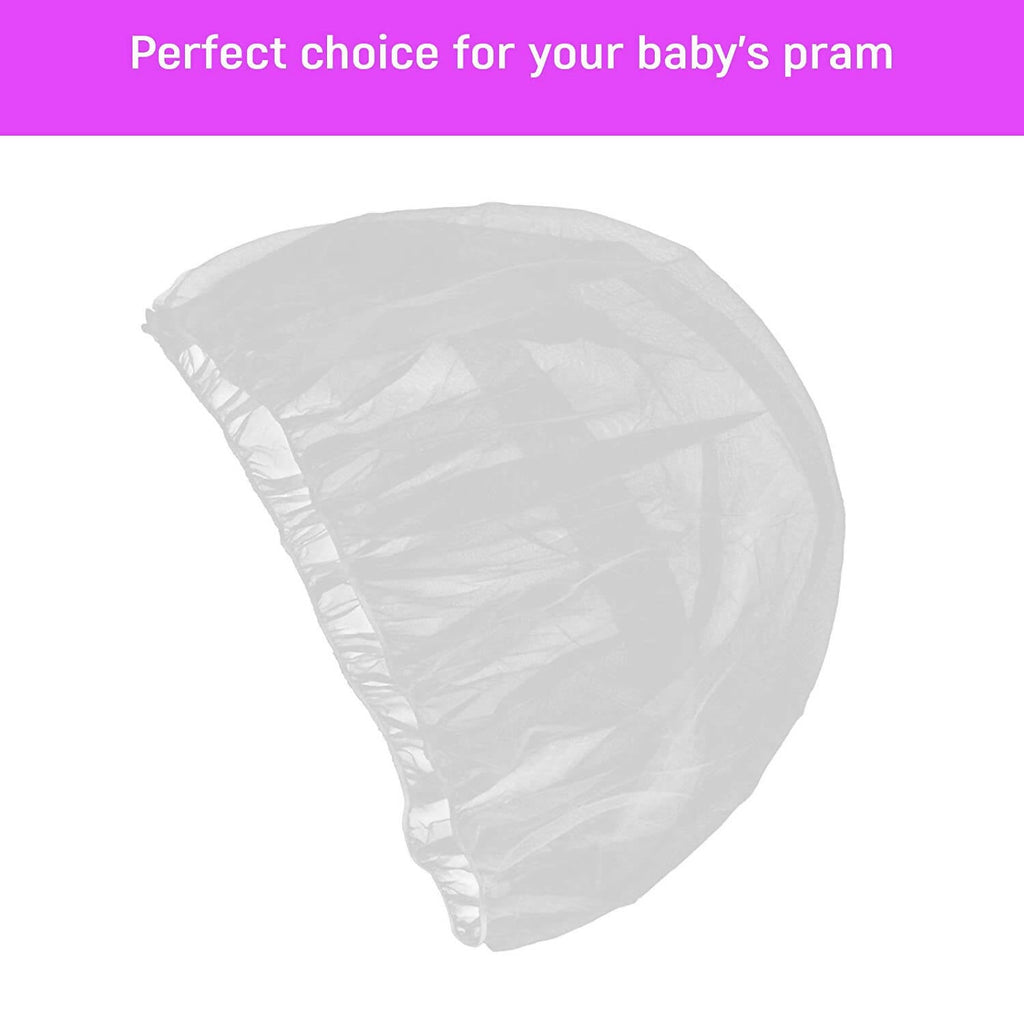 Safe-O-Kid Waterproof Net, Wind Shield Net For Baby Pram/Strollers, Transparent | Grocsy