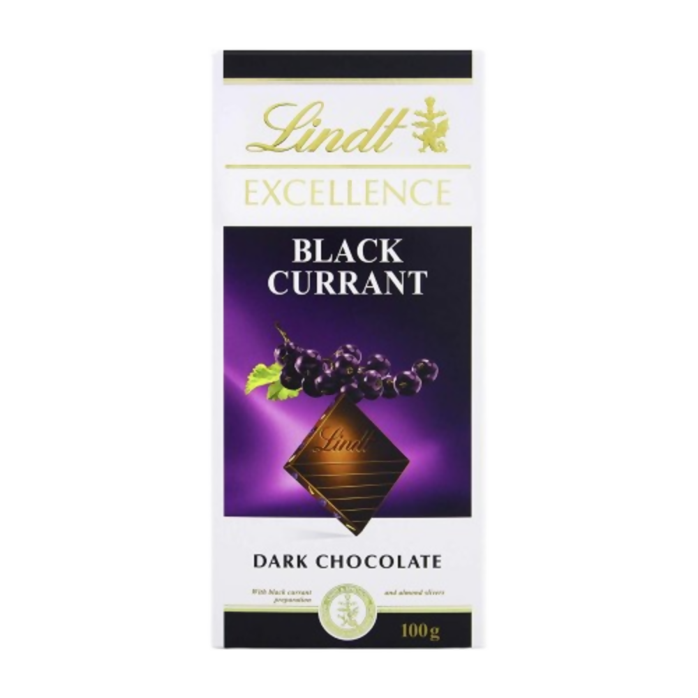 Lindt Excellence Black Currant Dark Chocolate | Grocsy