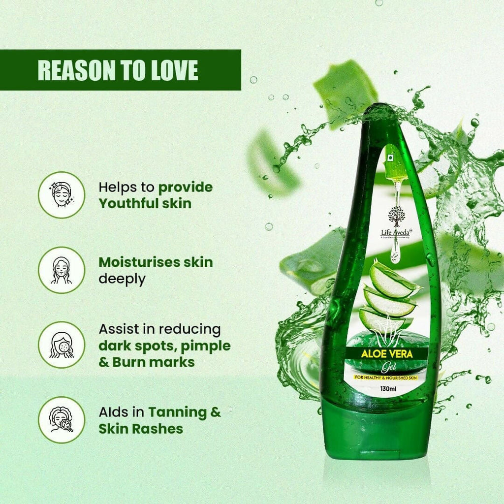 Life Aveda Premium Aloe vera Gel | Grocsy