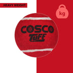 Cosco Tuff Heavy Weight Ball - Red (Pack of 6) | Grocsy