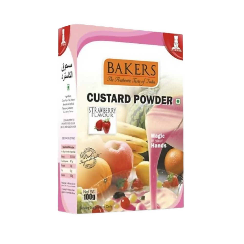 BAKERS Custard Powder - Strawberry | Grocsy