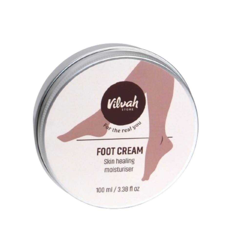 Vilvah Store Foot Cream (Treats Cracked Heels) | Grocsy