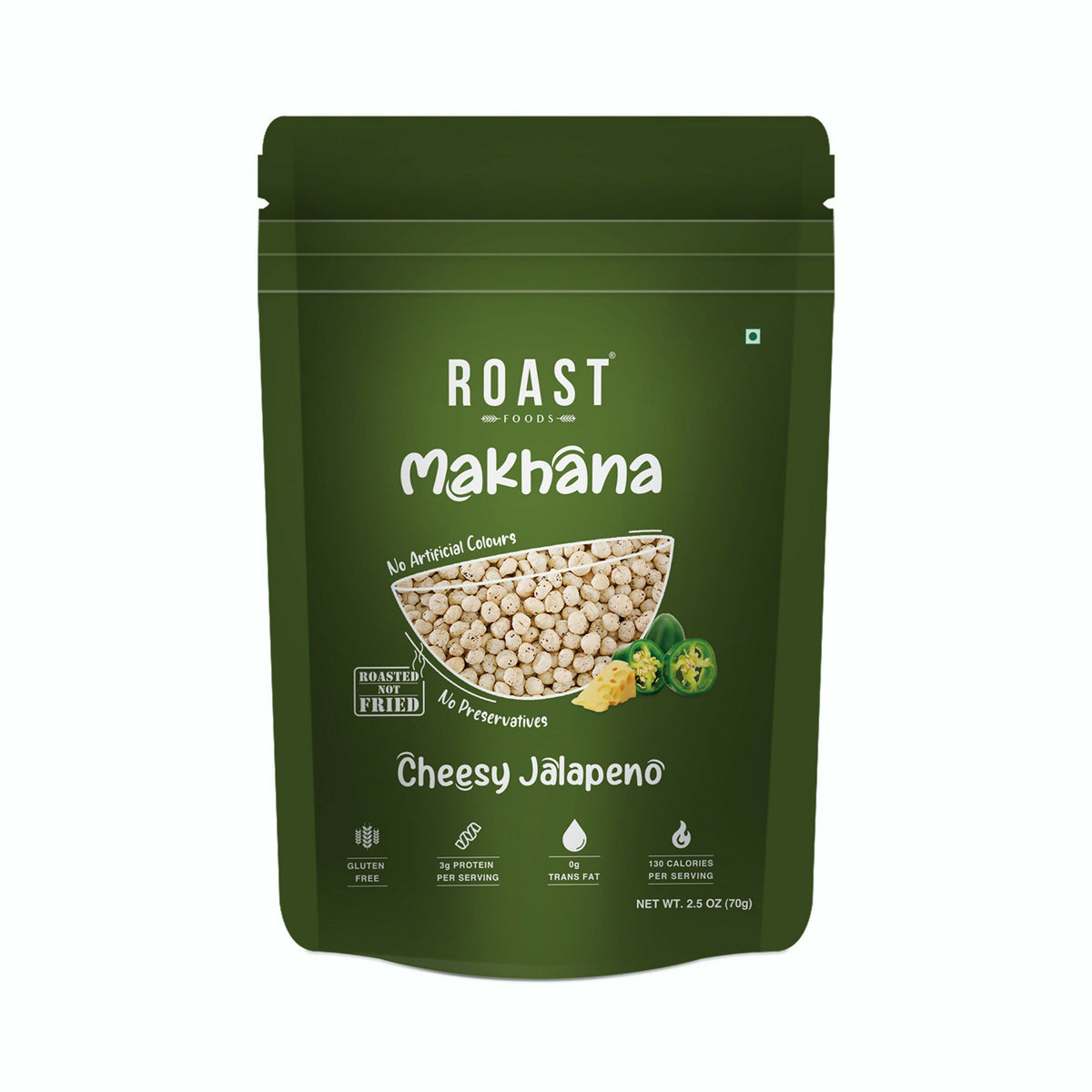 Roast Foods Makhana Cheesy Jalepeno | Grocsy