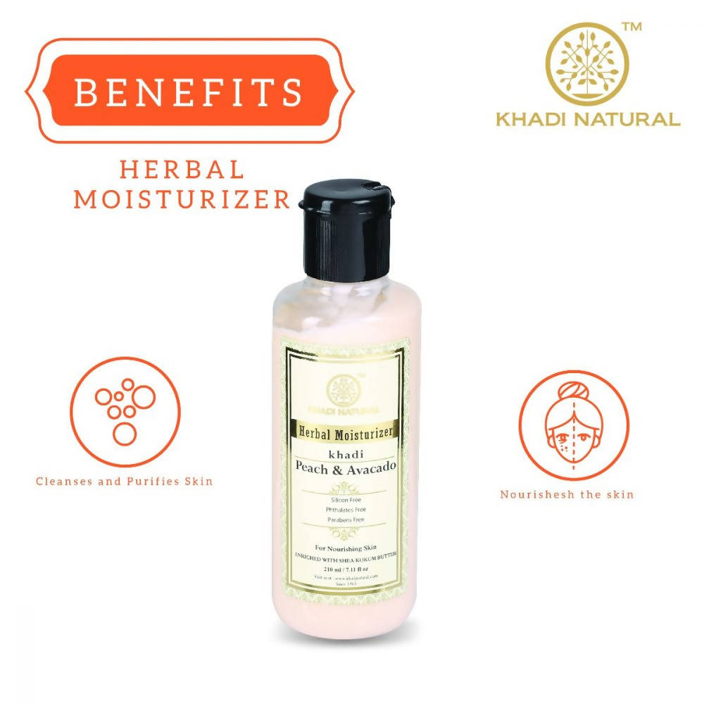 Khadi Natural Peach Avacado Moisturizer | Grocsy