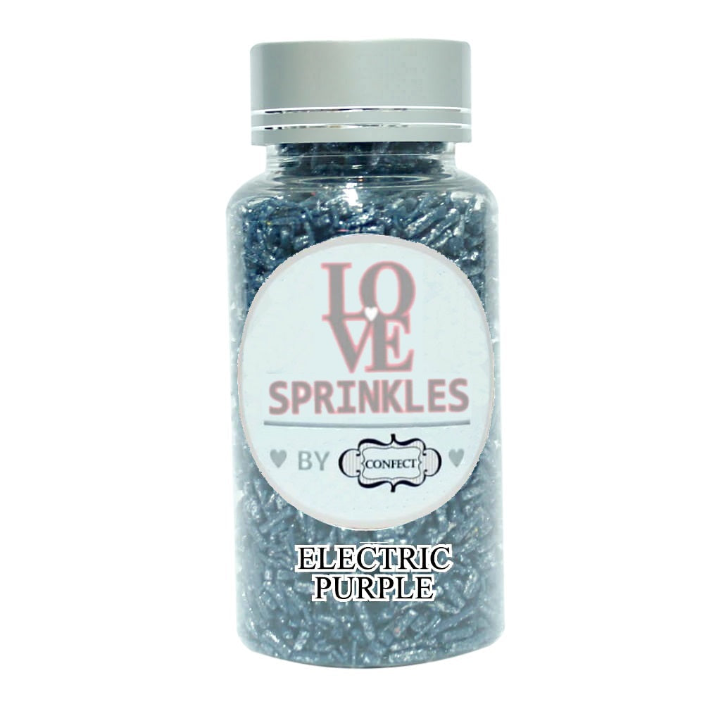 Confect Electric Purple Vermicelli Sprinkles | Grocsy