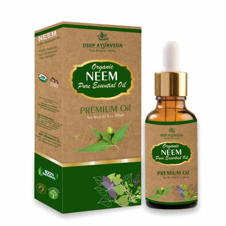 Deep Ayurveda Neem Pure Essential Oil | Grocsy